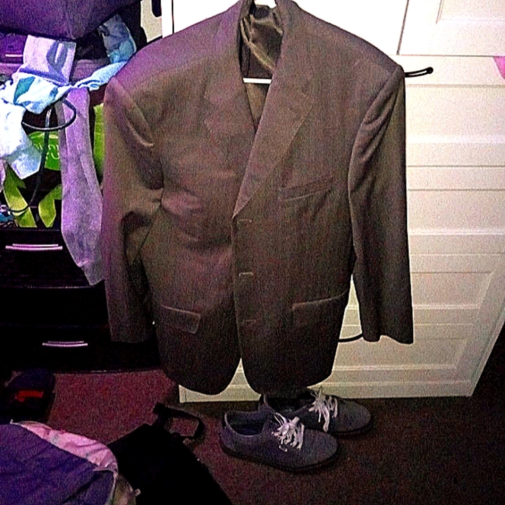 Pronto Uomo culture super 120s vintage suit jacket khaki